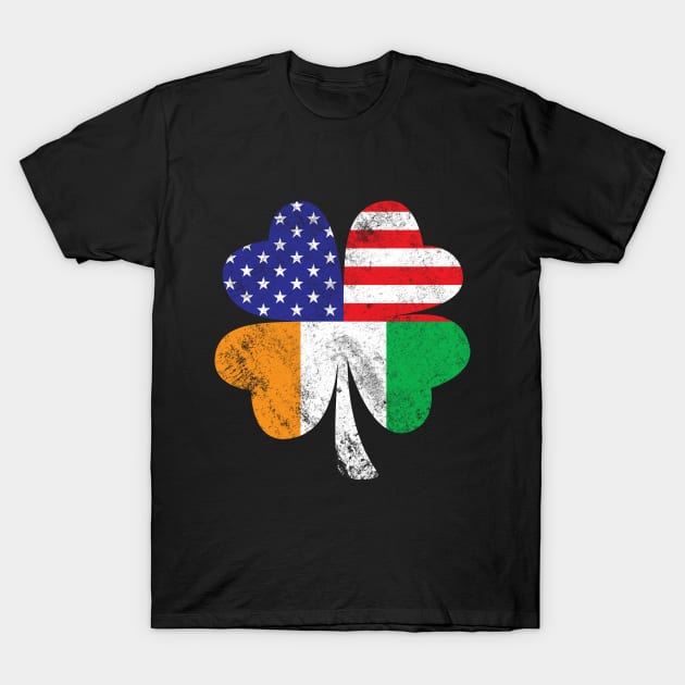Irish American Flag T-Shirt by zurcnami